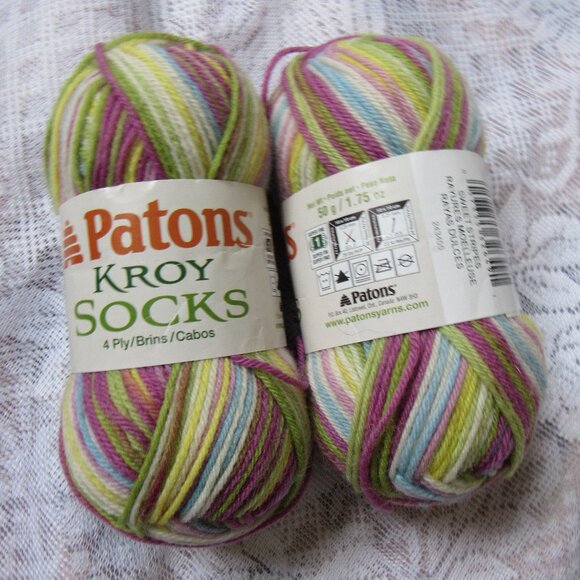Patons Other - Lot of 2 balls Patons Kroy Socks, 50g each;